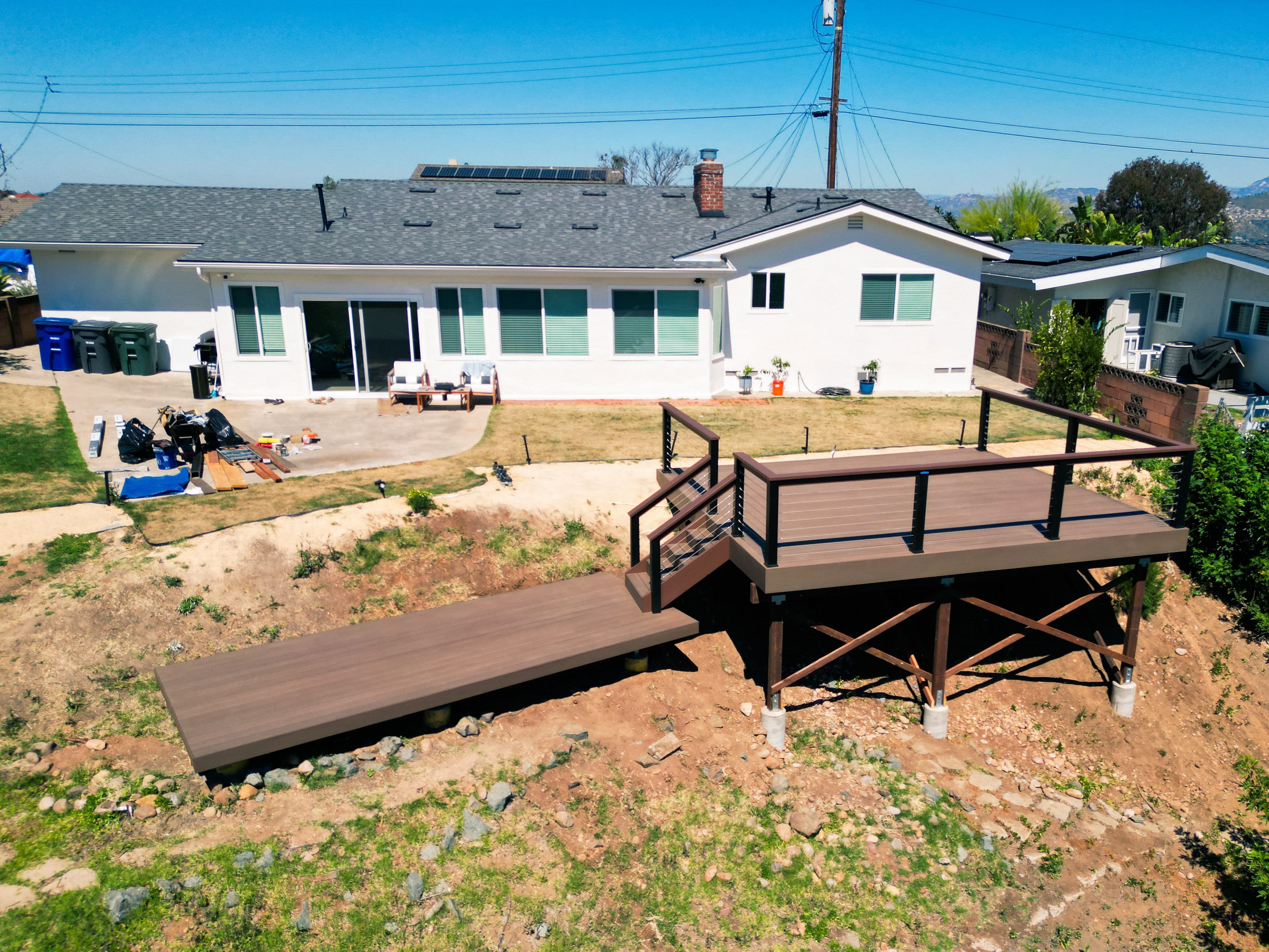 El Cajon deck outdoor living project by Valley Habitats